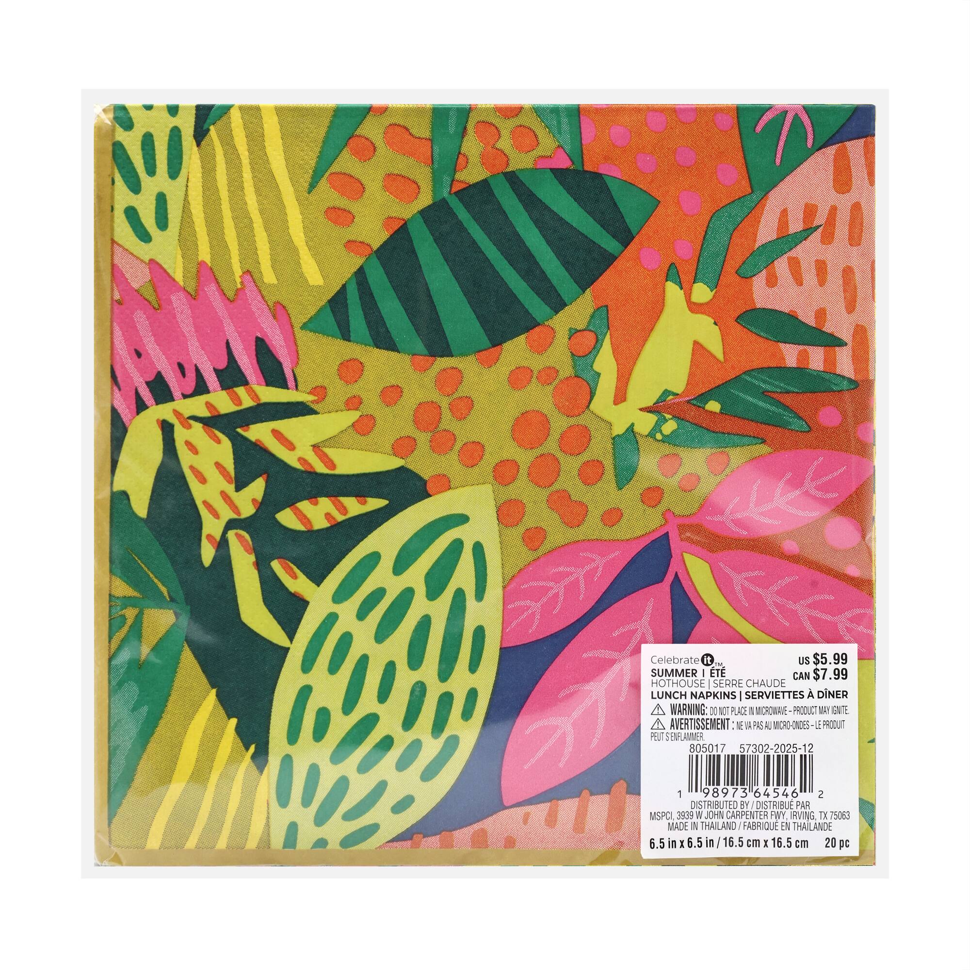 Hothouse Leaf Print Lunch Napkins, 20ct. by Celebrate It™
